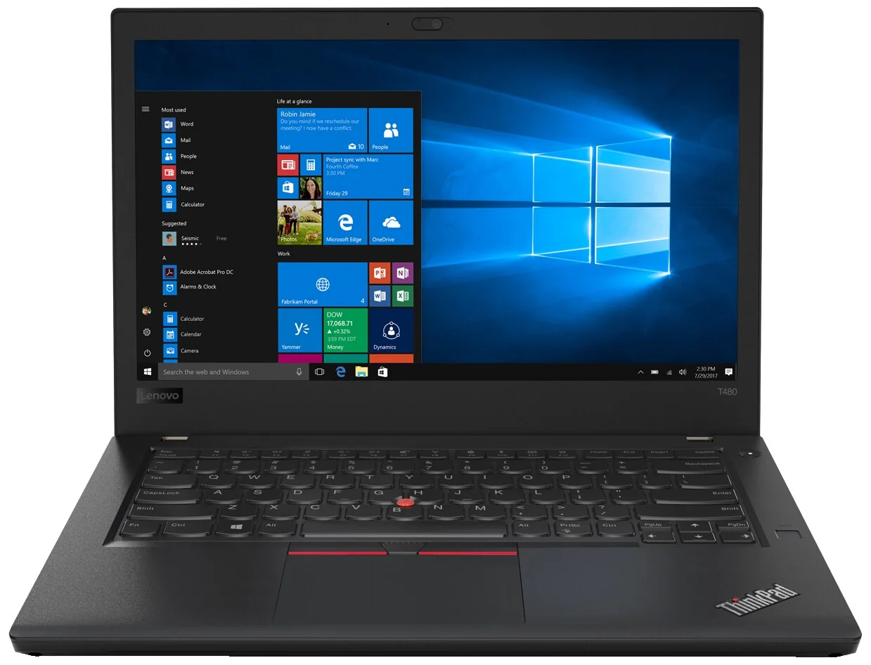 Lenovo ThinkPad T480 / i5-8350U / 256Gt SSD / 8Gt DDR4 / Win 11 Pro - Image 2
