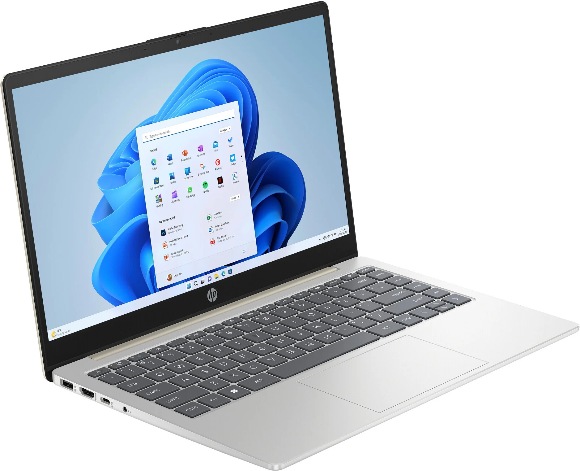 HP Laptop 14-em0921no / Ryzen 5 7520U / 256Gt SSD / 8Gt DDR5 / Win 11 Pro - Image 3